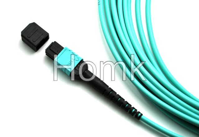 mpo to mpo om3 fiber optic patch cord_12 core fiber jumper